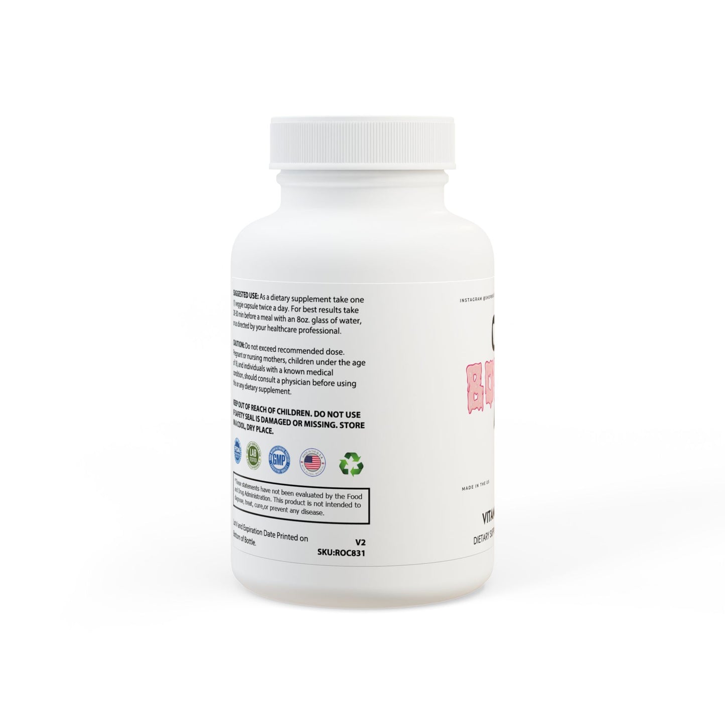 Vitamin K2 + D3 Supplement (60 Capsules)