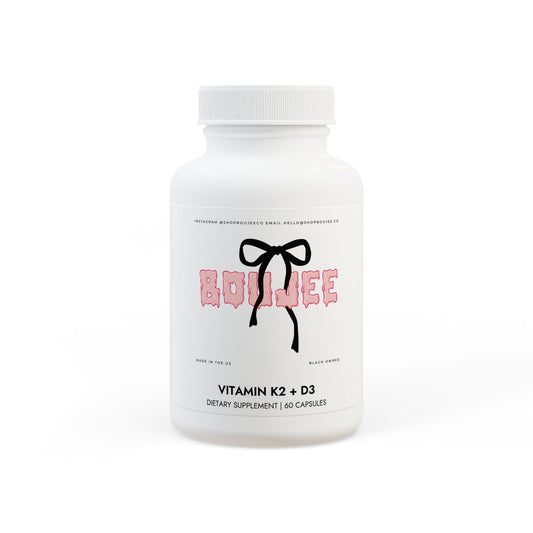 Vitamin K2 + D3 Supplement (60 Capsules)
