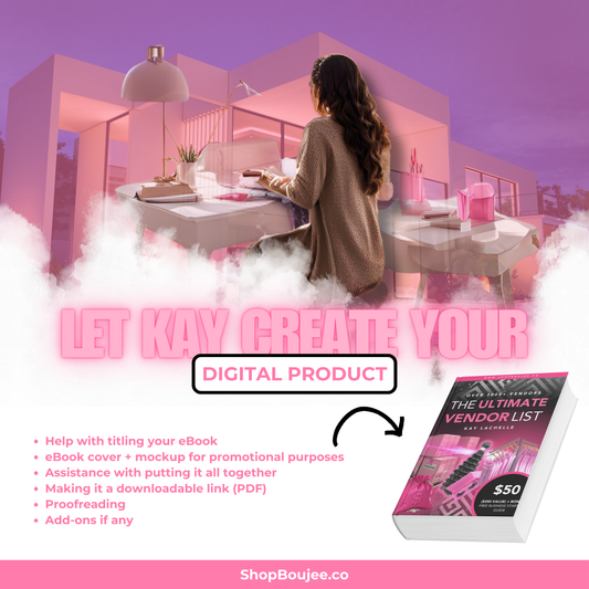 Let Kay Do The Work For You💕(read description)